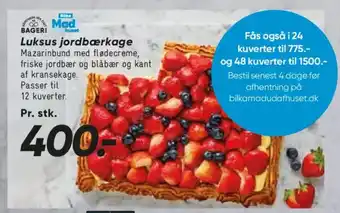 Bilka Luksus jordbærkage tilbud