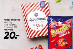 Bilka Fazer slikpose tilbud