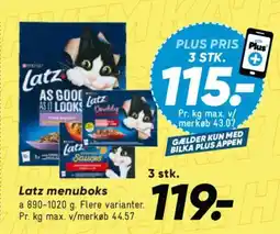 Bilka Latz menuboks tilbud