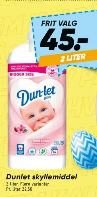 Bilka Dunlet skyllemiddel tilbud
