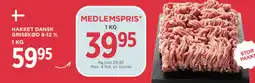 MENY Hakket dansk grisekød 8-12 % tilbud