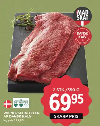 Wienerschnitzler af dansk kalv