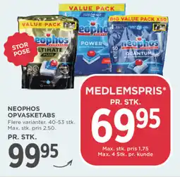MENY Neophos opvasketabs tilbud