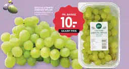 MENY Gestus stenfri grønne druer tilbud