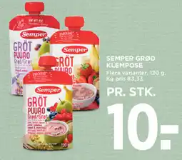 MENY Semper grød klempose tilbud