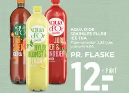 MENY Aqua D'Or sparkles eller ice tea tilbud