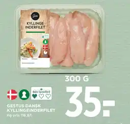 MENY Gestus dansk kyllingeinderfilet tilbud