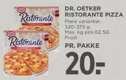 MENY DR. OETKER Ristorante pizza tilbud