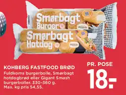 MENY Kohberg fastfood brød tilbud
