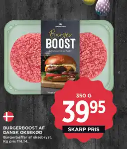 MENY Burgerboost af dansk oksekød tilbud