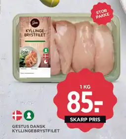 MENY Gestus dansk kyllingebrystfilet tilbud