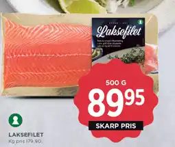 MENY Laksefilet tilbud
