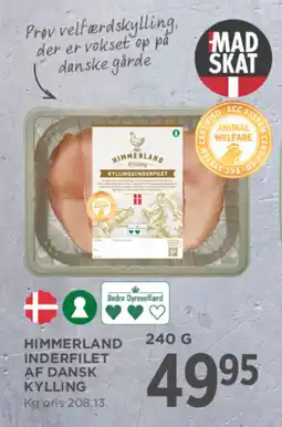 MENY Himmerland Inderfilet af dansk kylling tilbud