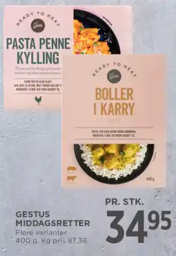 MENY Gestus middagsretter tilbud