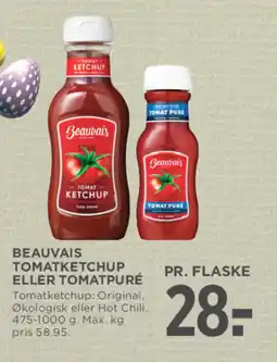 MENY Beauvais tomatketchup eller tomatpuré tilbud
