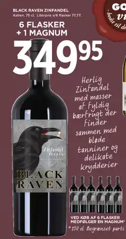 MENY Black Raven zinfandel tilbud