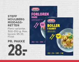 MENY STEFF HOULBERG Middagsretter tilbud