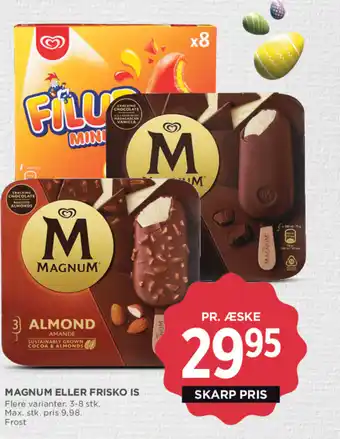 MENY Magnum eller Frisko is tilbud