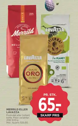MENY Merrild eller lavazza tilbud
