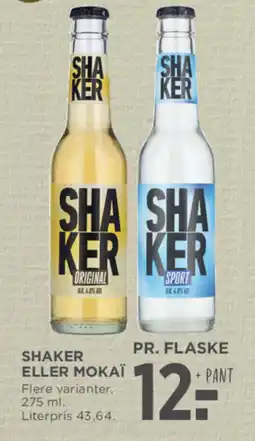 MENY Shaker eller Mokaï tilbud