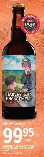 MENY Fanø Bryghus Harvester's engagement barrel aged stout tilbud