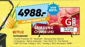 SAMSUNG TU70U8005F