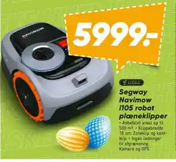 Bilka Segway Navimow i105 robot plæneklipper tilbud
