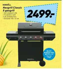 Bilka Nexgrill Classic 5 gasgrill tilbud