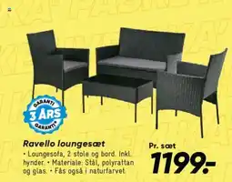 Bilka Ravello loungesæt tilbud