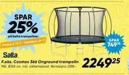Bilka F.eks. Cosmos 366 Onground trampolin tilbud