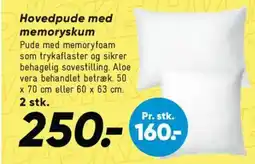 Bilka Hovedpude med memoryskum tilbud