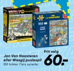Bilka Jan Van Haasteren eller Wasgij puslespil tilbud