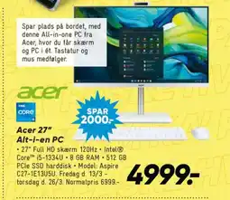 Bilka Acer 27" Alt-i-en PC tilbud