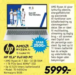 Bilka HP 15,6" Full HD PC tilbud