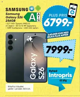 Bilka Samsung Galaxy S26 256GB tilbud