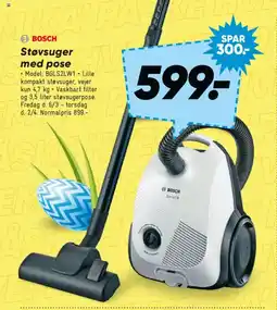 Bilka BOSCH Støvsuger med pose tilbud