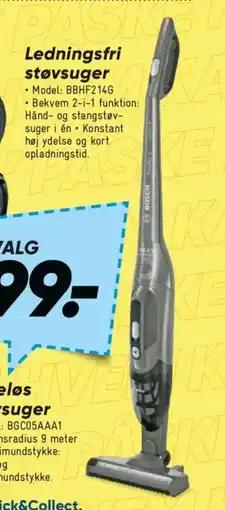 Bilka Ledningsfri støvsuger tilbud