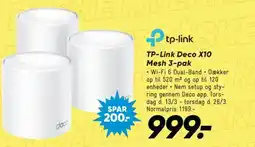 Bilka TP-Link Deco X10 Mesh 3-pak tilbud