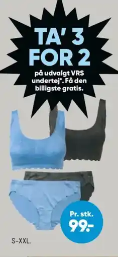 Bilka På udvalgt VRS undertøj*. Få den billigste gratis. tilbud