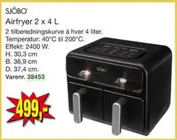 Harald Nyborg Airfryer 2 x 4 L tilbud