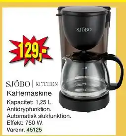 Harald Nyborg Kaffemaskine tilbud