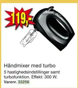 Harald Nyborg Håndmixer med turbo tilbud