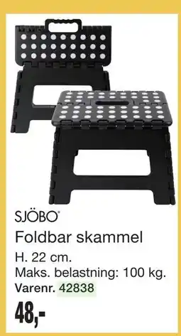 Harald Nyborg Foldbar skammel tilbud