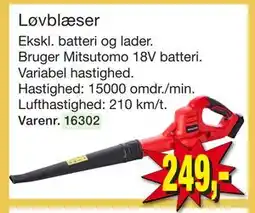 Harald Nyborg Løvblæser tilbud