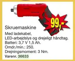 Harald Nyborg Skruemaskine tilbud
