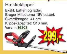 Harald Nyborg Hækkeklipper tilbud