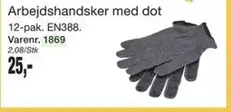 Harald Nyborg Arbejdshandsker med dot tilbud