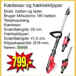 Harald Nyborg Kædesav og hækkeklipper tilbud