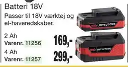 Harald Nyborg Batteri 18V tilbud