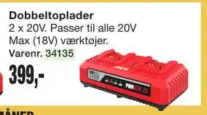 Harald Nyborg Dobbeltoplader tilbud